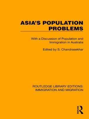 cover image of Asia's Population Problems